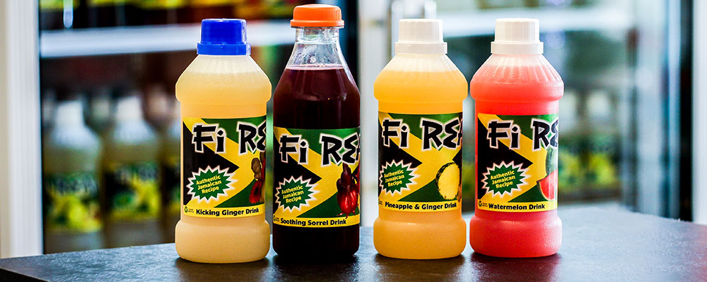 Kicking Ginger, Soothing Sorrel, Pineapple & Ginger and Watermelon: the four Fi Real drink flavours